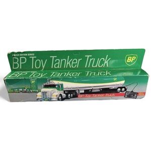 NIB vintage 1992 Limited Edition Series BP Toy Tanker Truck Remote Control